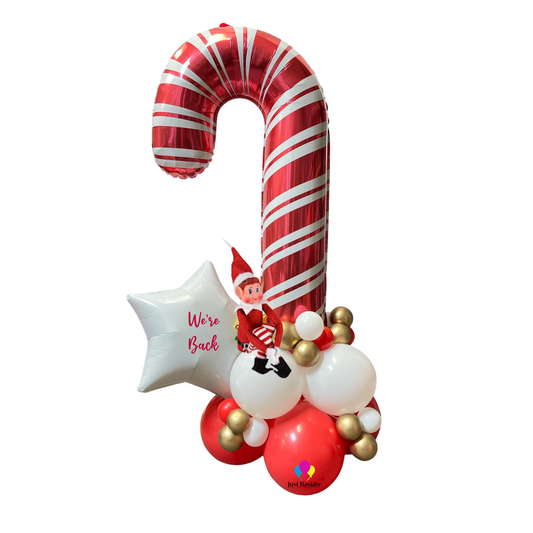 Candy Cane Arrival Balloon Marquee