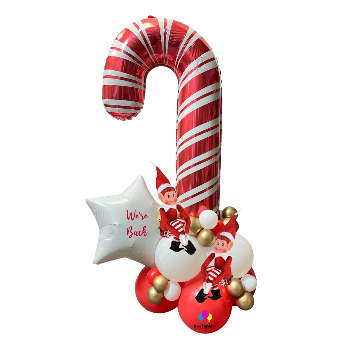 Candy Cane Arrival Balloon Marquee