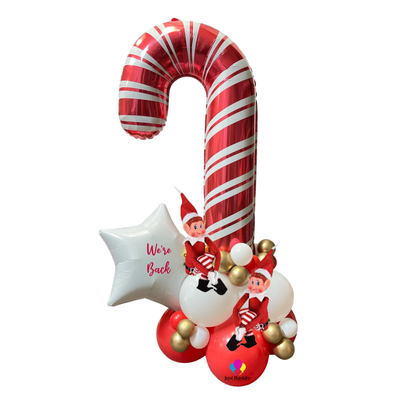Candy Cane Arrival Balloon Marquee
