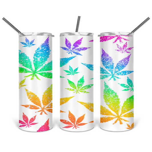 Cannabis Tie Dye Tumbler