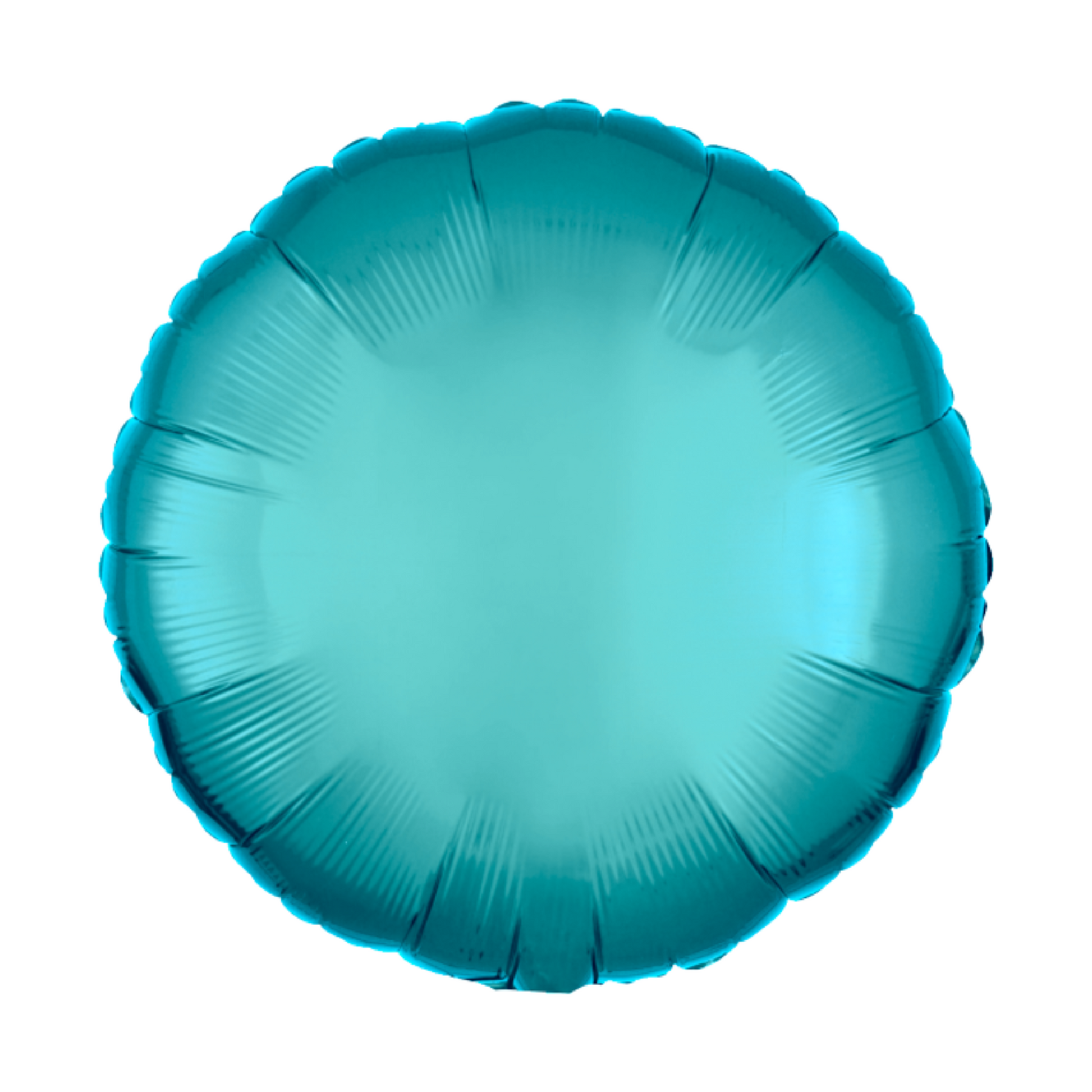 Caribbean Blue Round 18" Foil Balloon