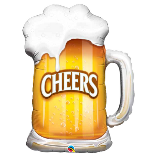 Cheers Beer Mug 35" Foil Balloon
