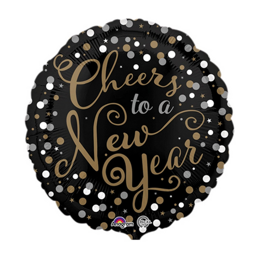 Cheers to a New Year 18" Foil