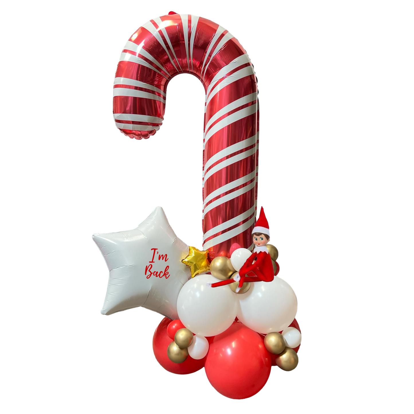 Candy Cane Arrival Balloon Marquee