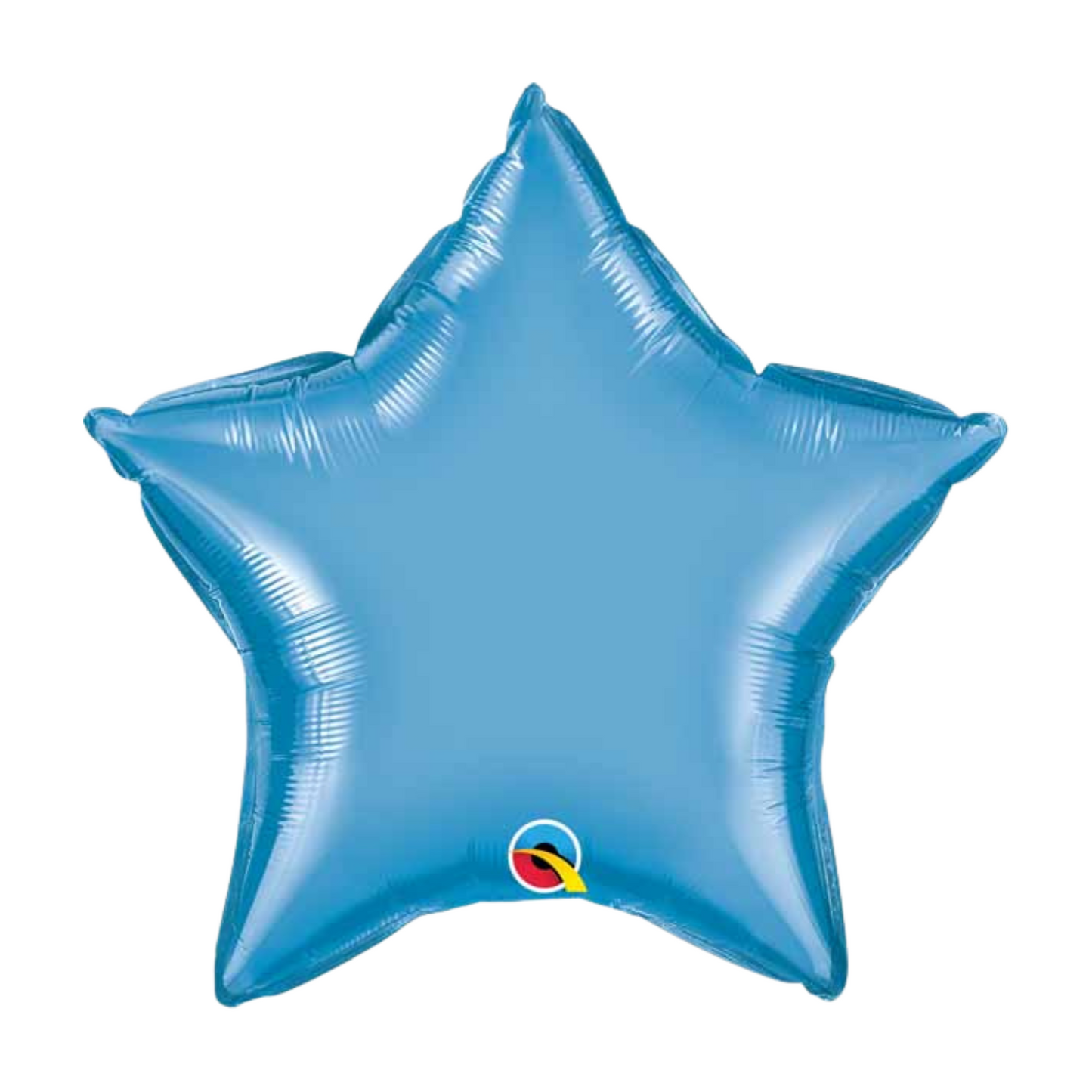 Chrome Blue Star 19" Foil Balloon