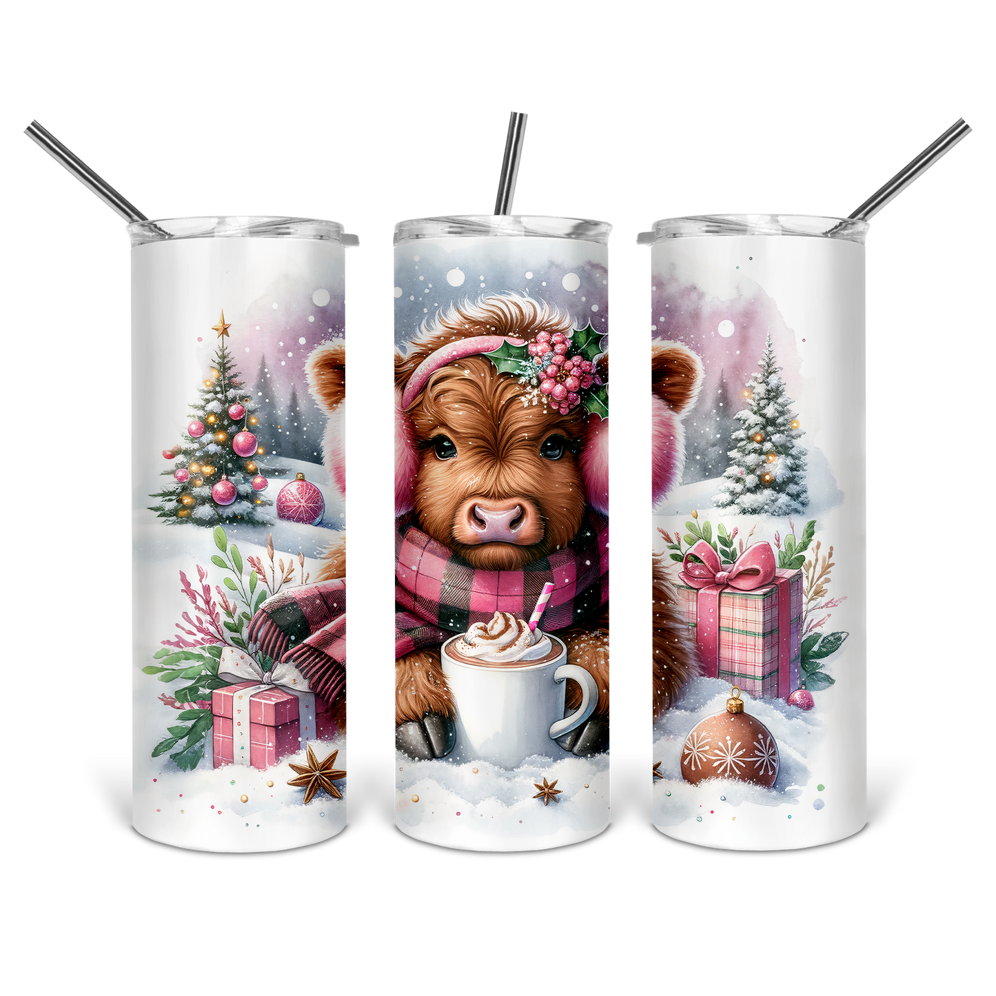 Cocoa the Highland Cow Tumbler