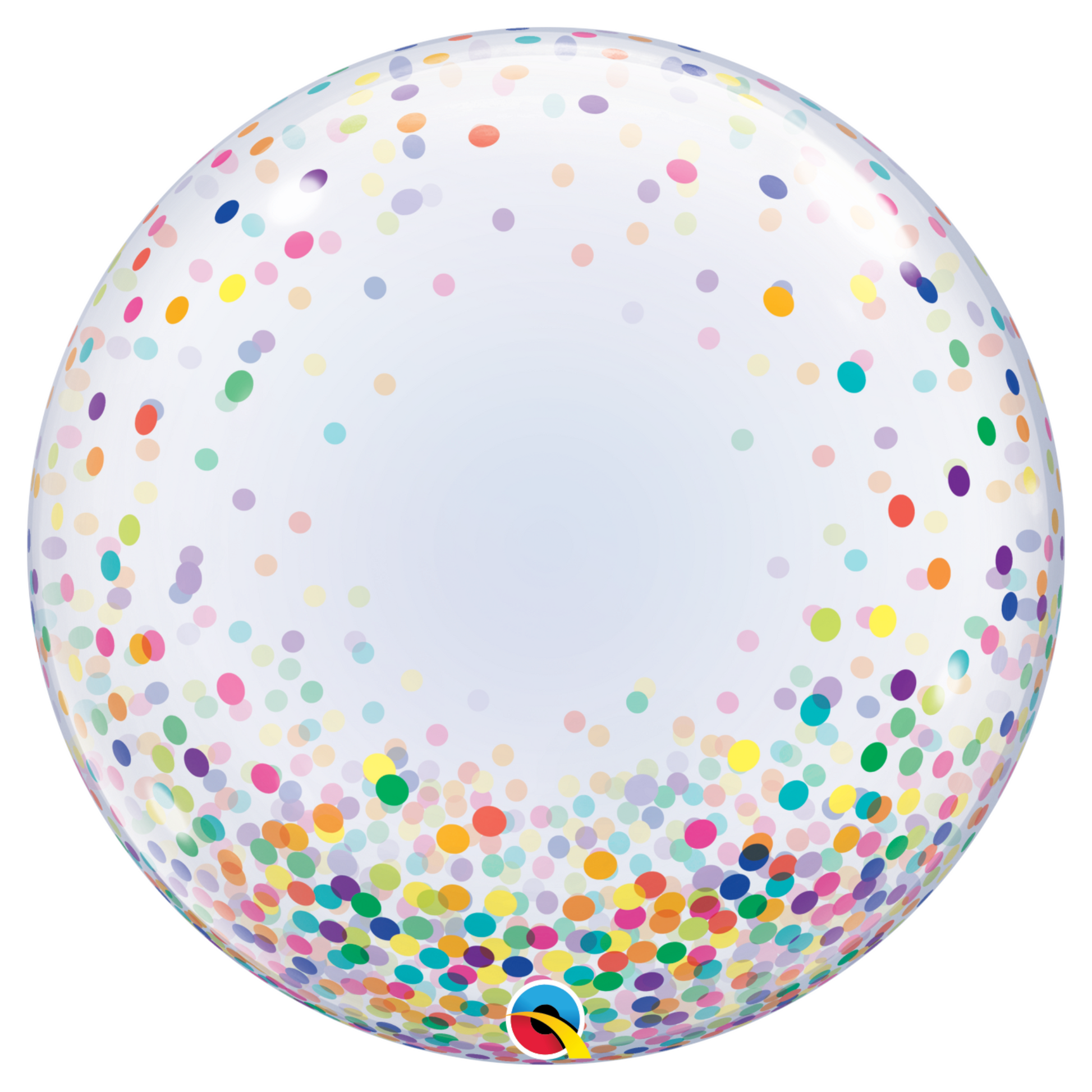 Colorful Confetti Dots 24" Bubble Balloon