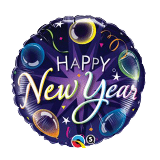 Colorful New Year 18" Foil