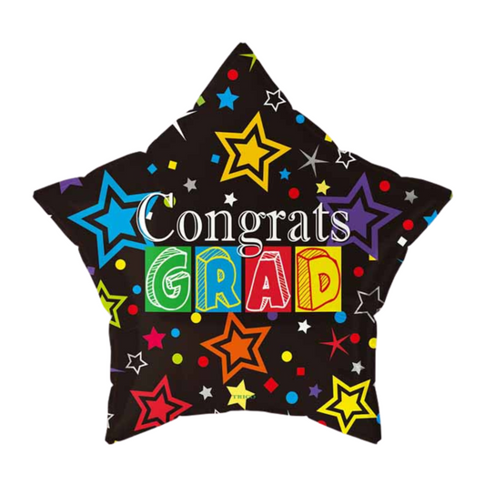 Congrats Grad Star 18" Foil