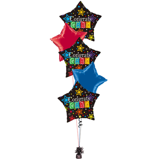 Congrats Star Balloon Bouquet