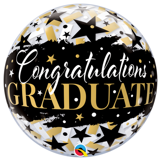 Congratulations Graduate 22" Bubble Balloon