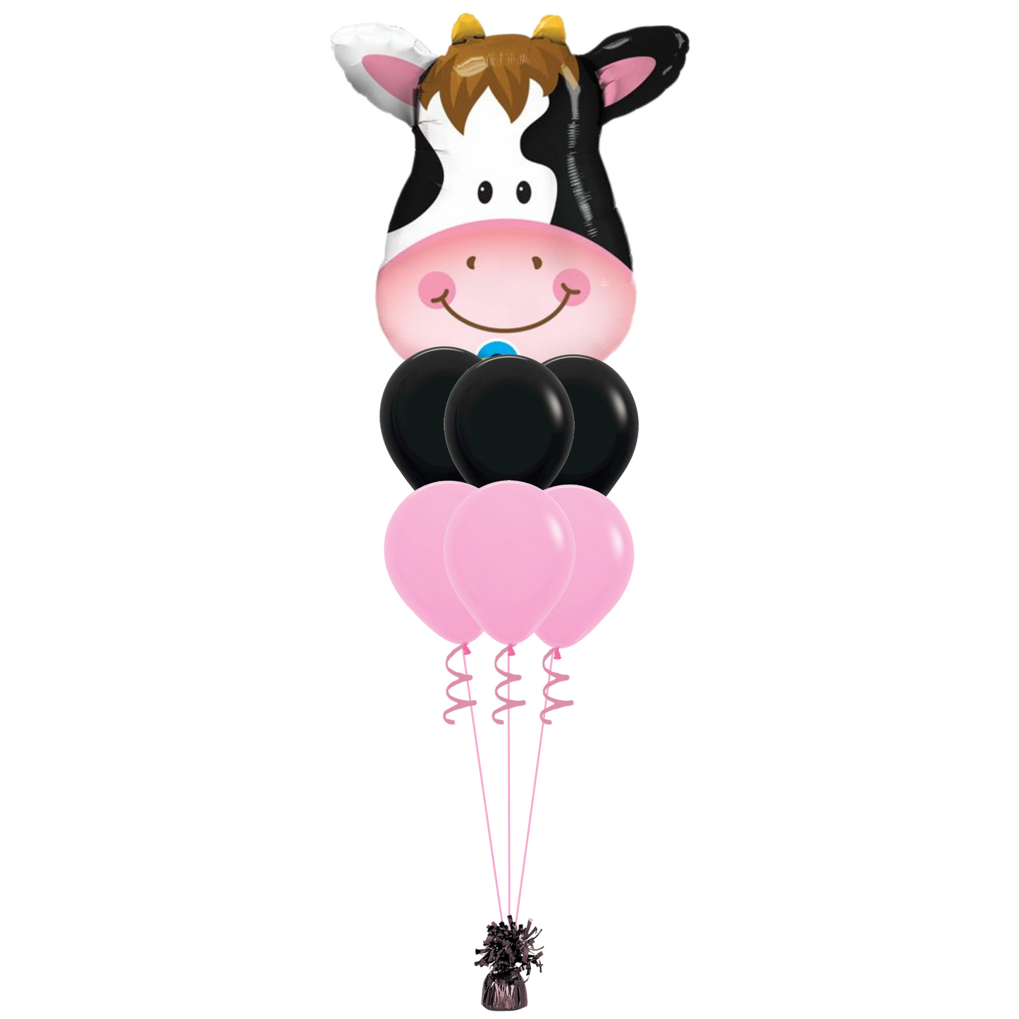 Contented Cow Balloon Bouquet