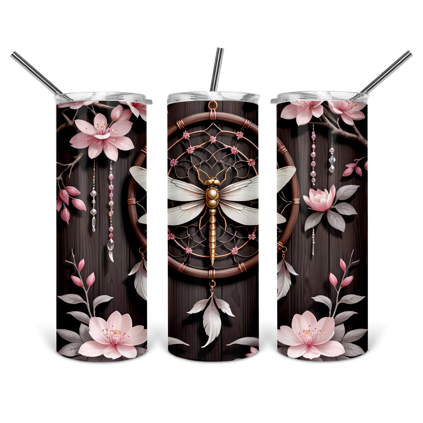 Dragonfly Dreamcatcher Tumbler