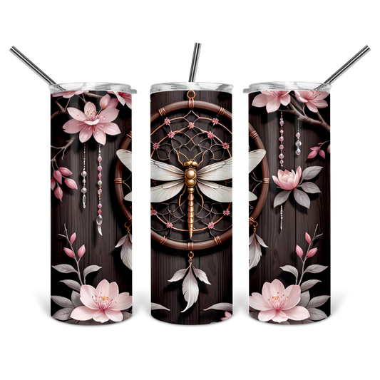 Dragonfly Dreamcatcher Tumbler