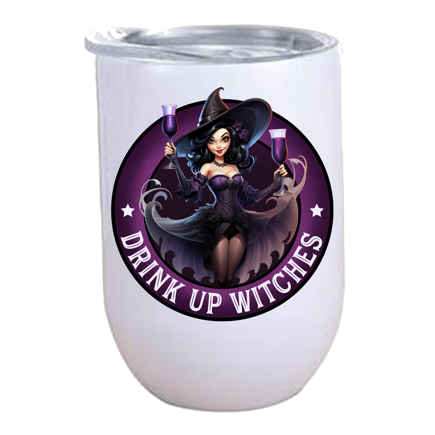 Drink up Witches - Wine Tumbler