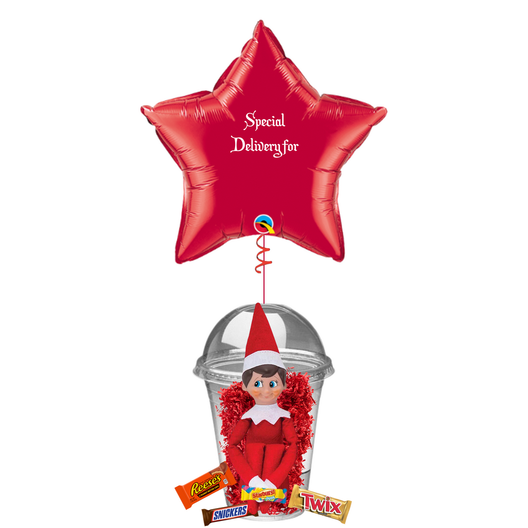 Elf Candy Cup and Balloon