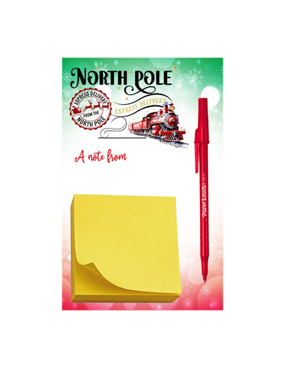 Elf Message Sticky Note Holder