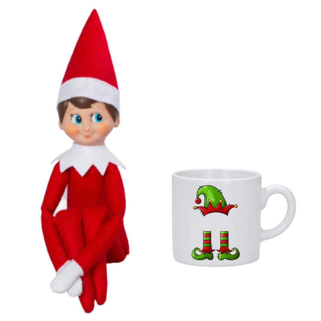 Elf Mug with Name - Boy