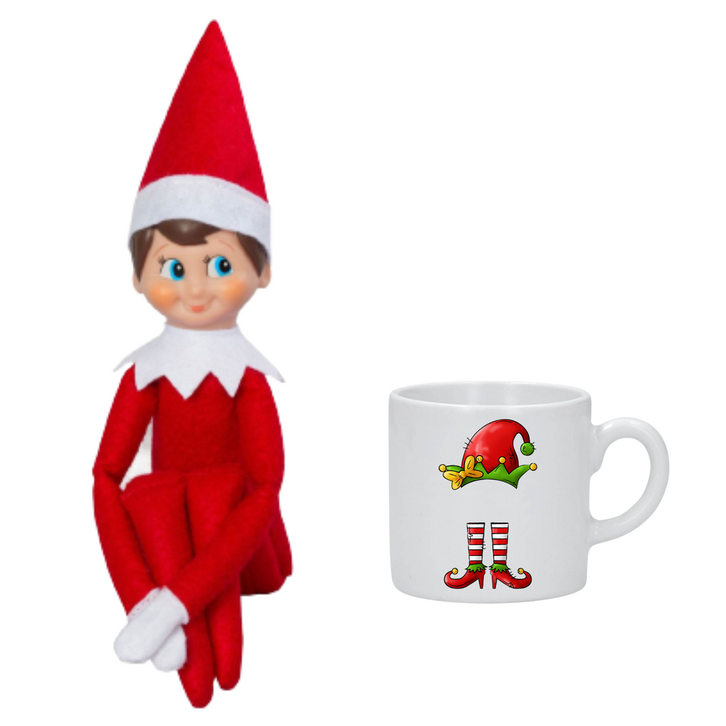 Elf Mug with Name - Girl