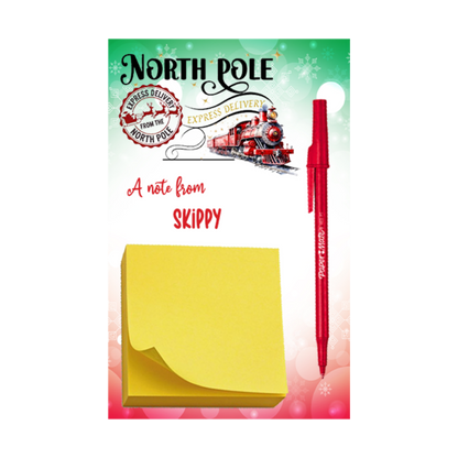 Elf Message Sticky Note Holder