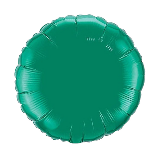 Emerald Green Round 18" Foil Balloon