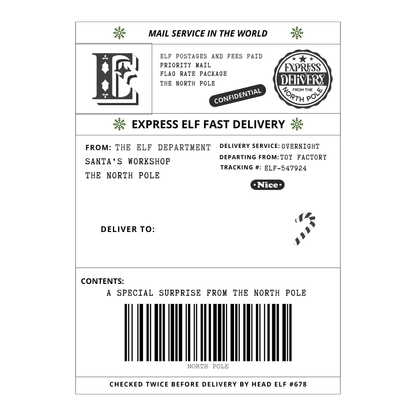 Express Delivery Gift Stickers