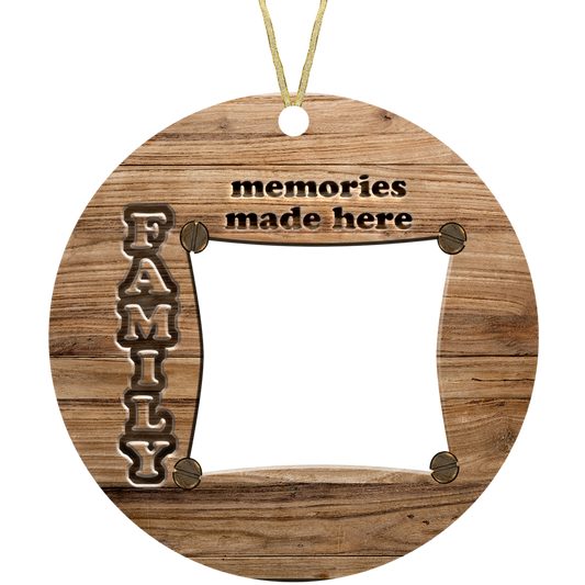 Family Memories made Here Ornament