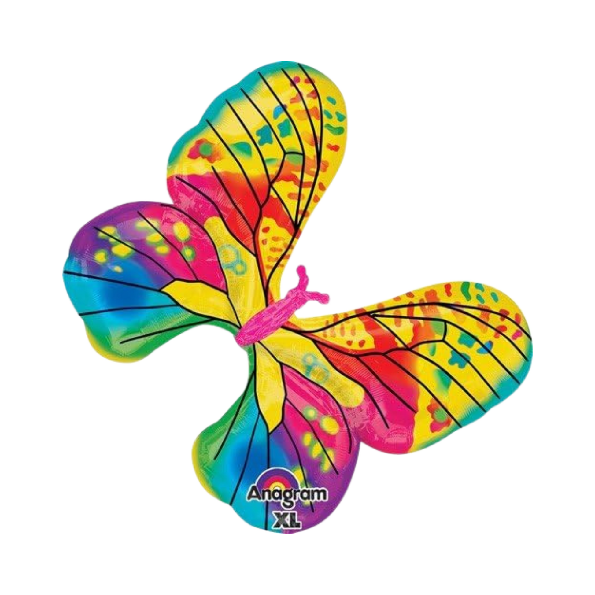 Fancy Butterfly 31" Foil Balloon