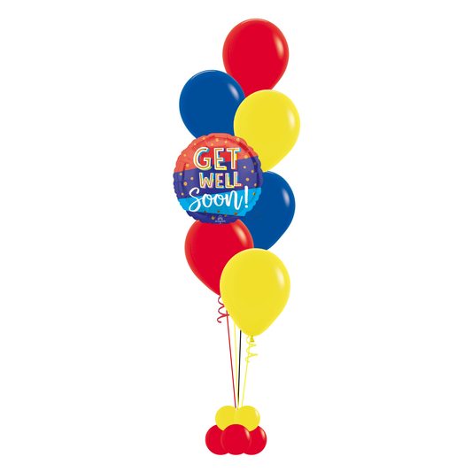 Get Well Soon Bouncy Balloon Bouquet