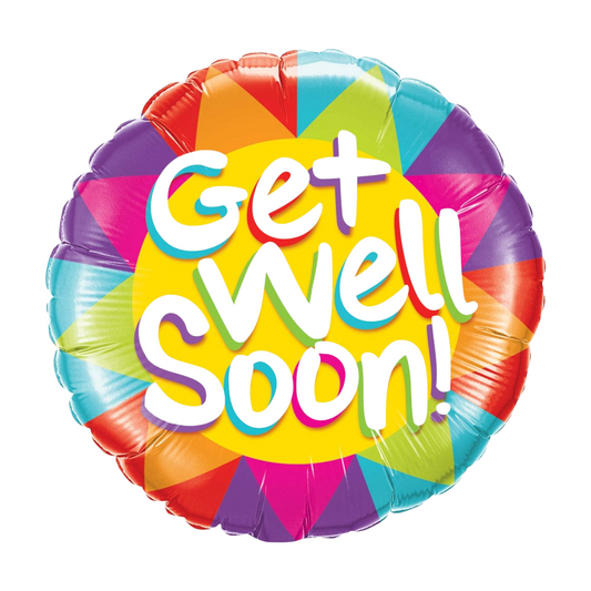 Get Well Soon Sunshine 18" Foil Balloon