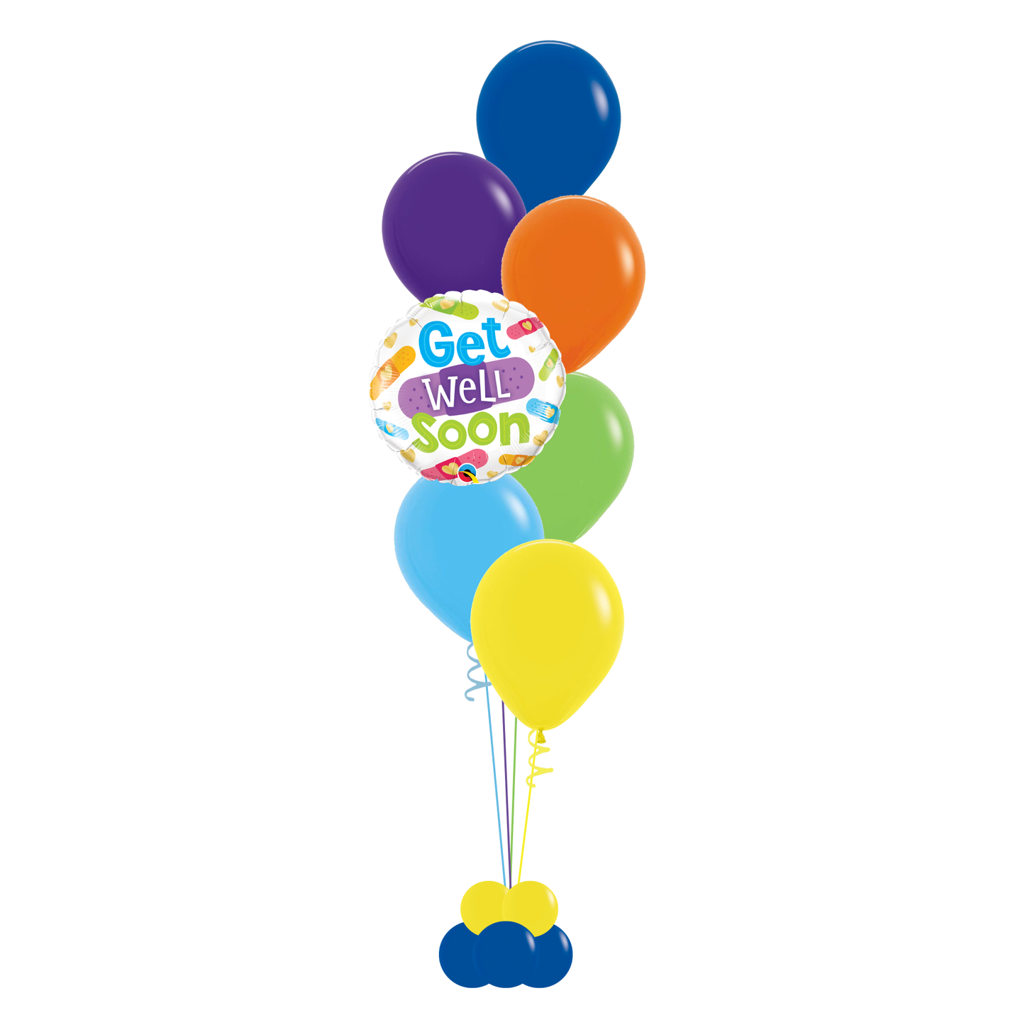Get Well Bandages Balloon Bouquet
