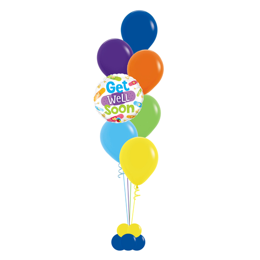 Get Well Bandages Balloon Bouquet