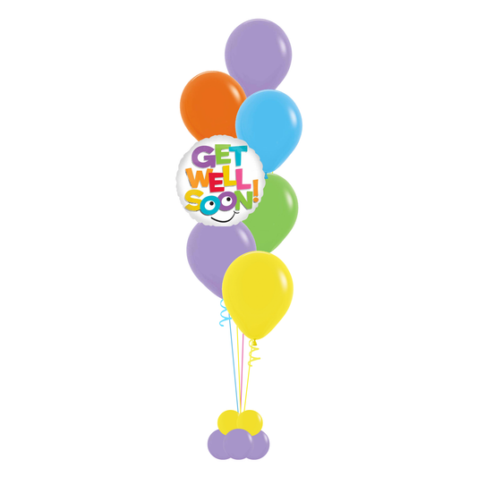 Get Well Soon Google Eyes Balloon Bouquet