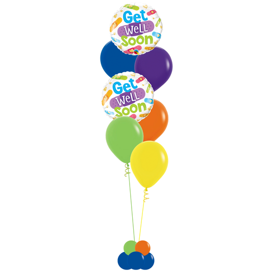 Get Well Bandages Balloon Bouquet