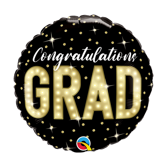 Grad Marquee Lights 18" Foil