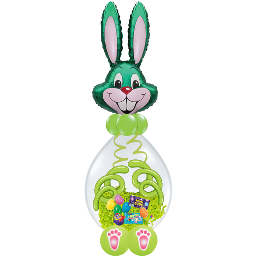 35" Bunny Stuffed Balloon - Green