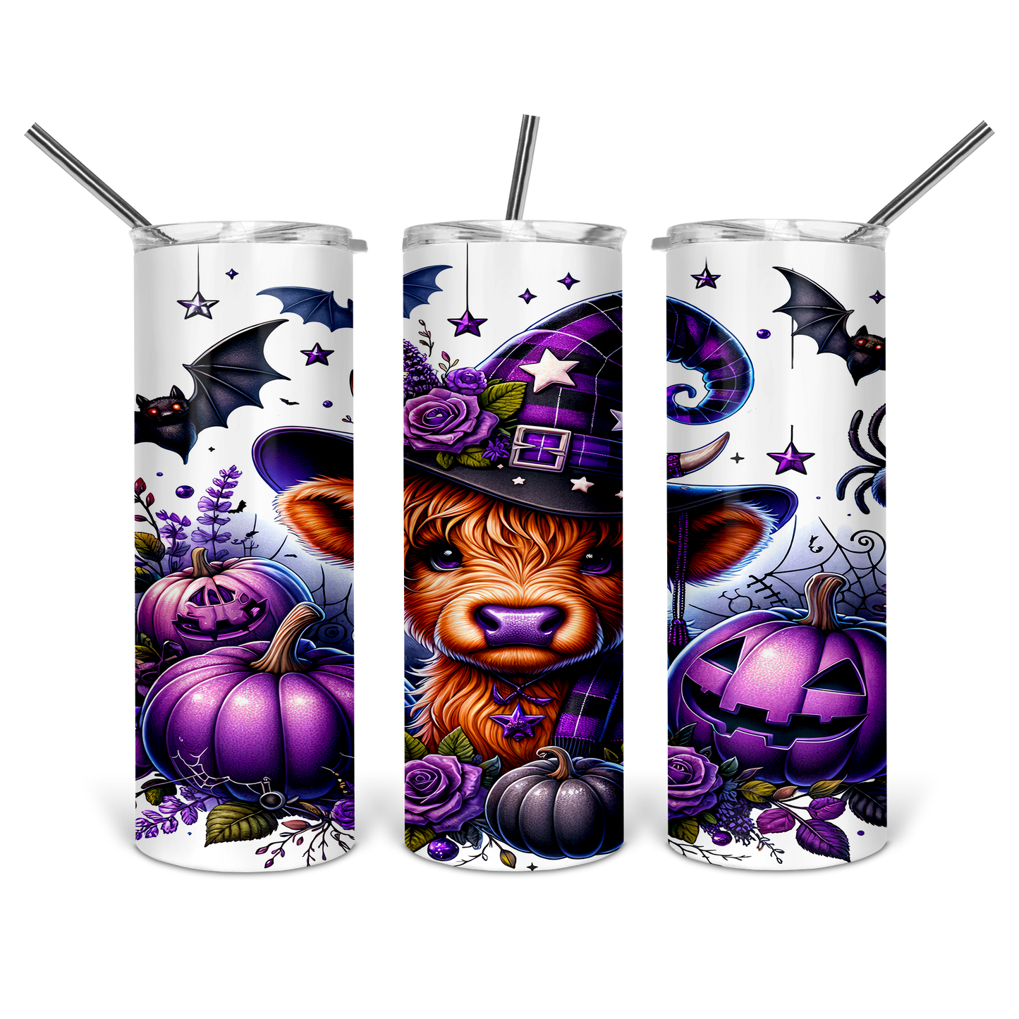 Halloween Cute Cow Tumbler