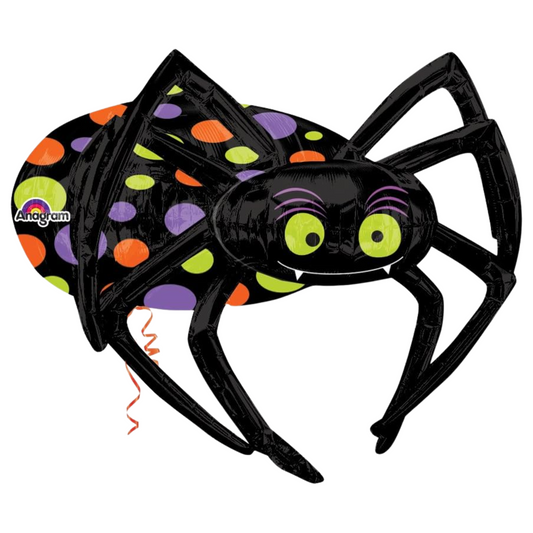 Halloween Multi-Colored Spider 33" Foil