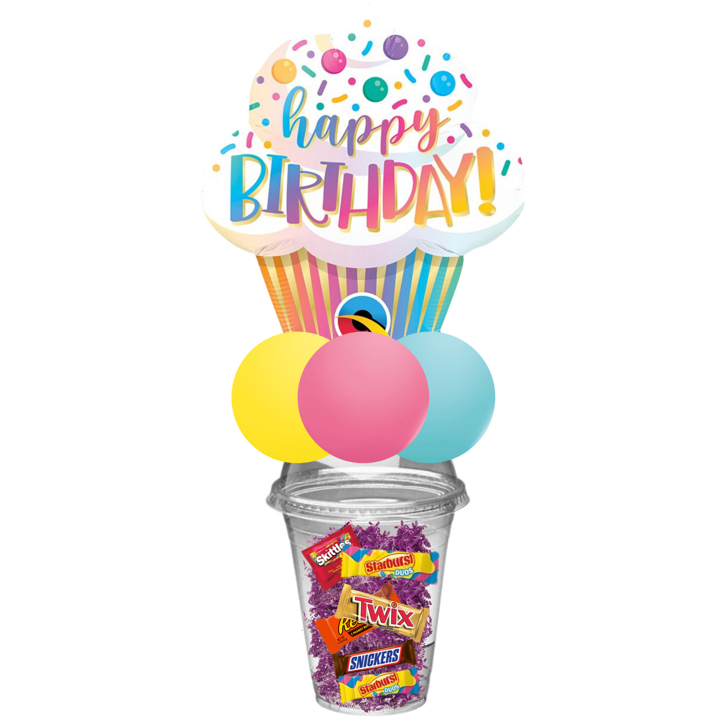 HBD Cupcake Candy Cup