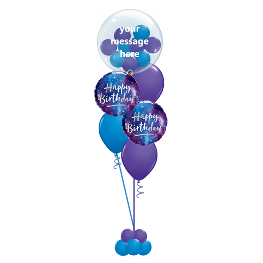 Happy Birthday Galaxy Balloon Bouquet