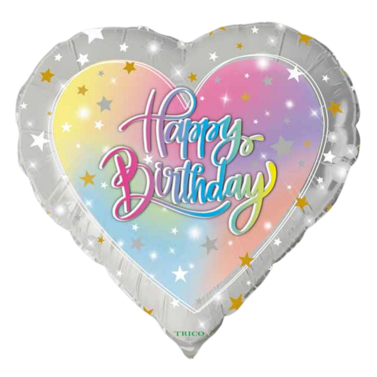 Happy Birthday Heart 18" Foil Balloon