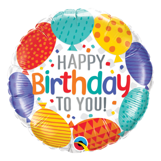 Happy Birthday To You Balloons 18" Foil Balloon