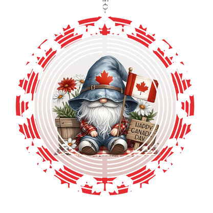 Happy Canada Day Wind Spinner