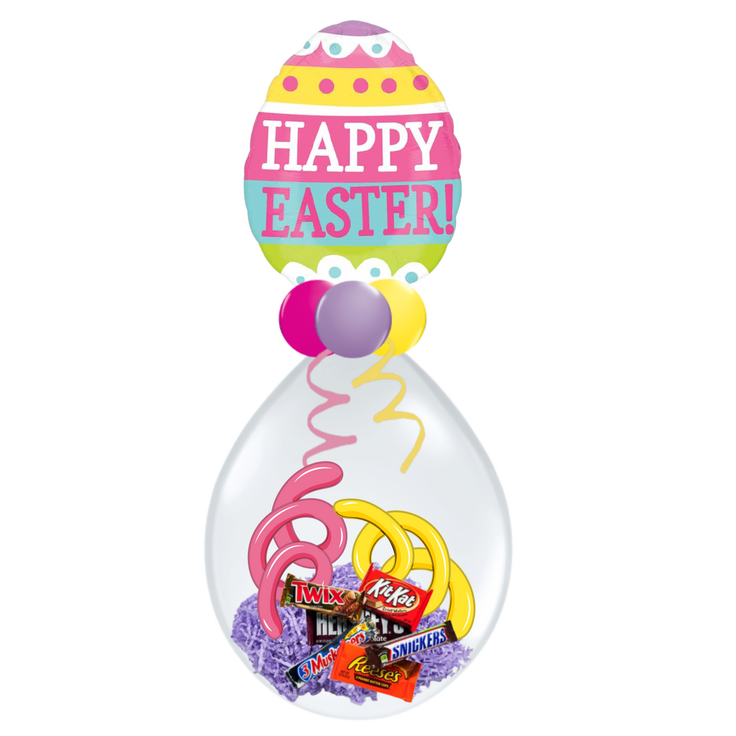 Happy Easter Stuffed Balloon