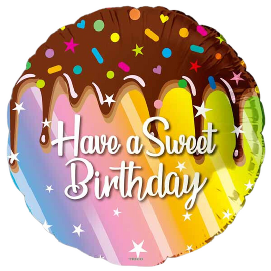 Have a Sweet Birthday 18" Foil Balloon