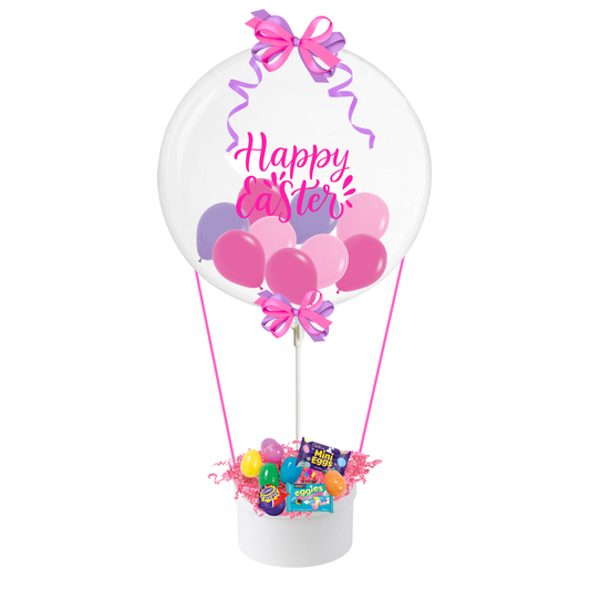 Hot Air Balloon Gift Box - Pink & Purple