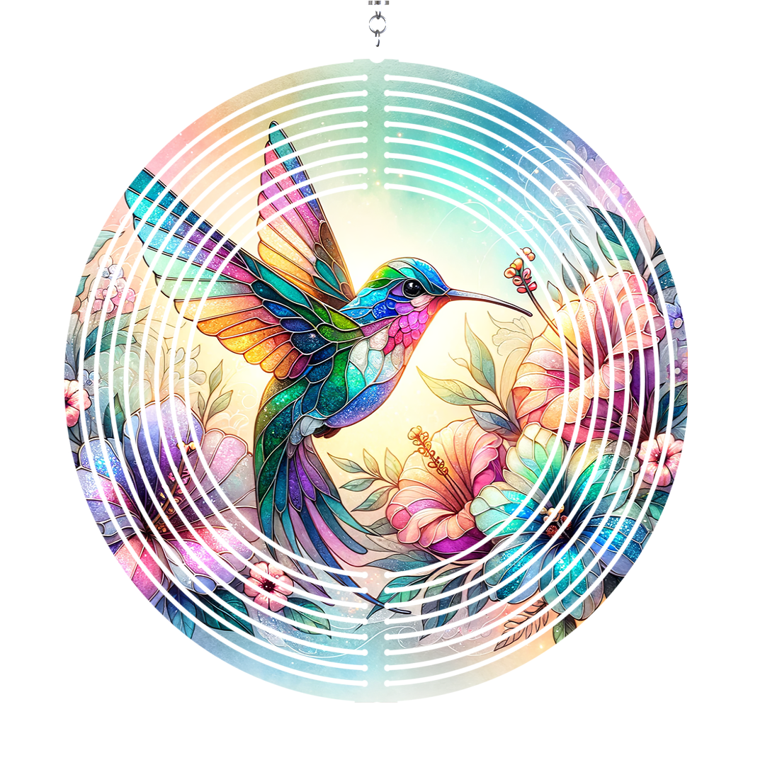Hummingbird Wind Spinner