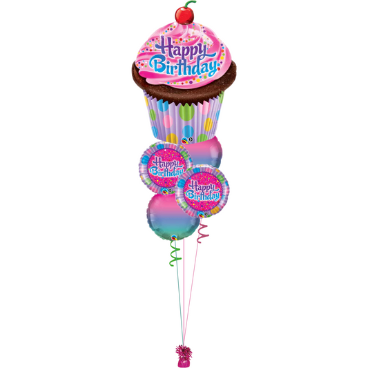 It's all about you, Cupcake!! Balloon Bouquet