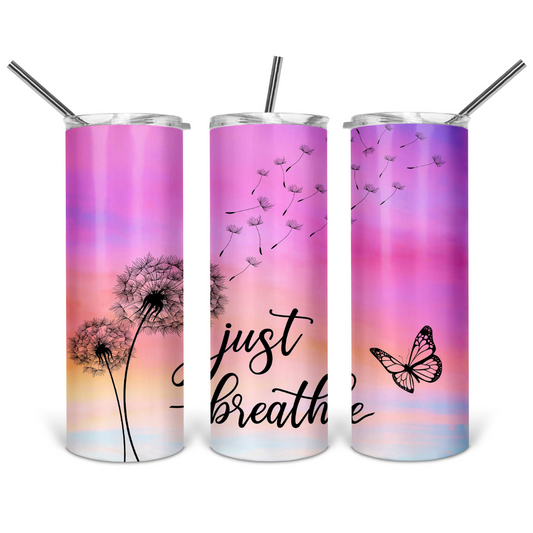 Just Breathe Tumbler