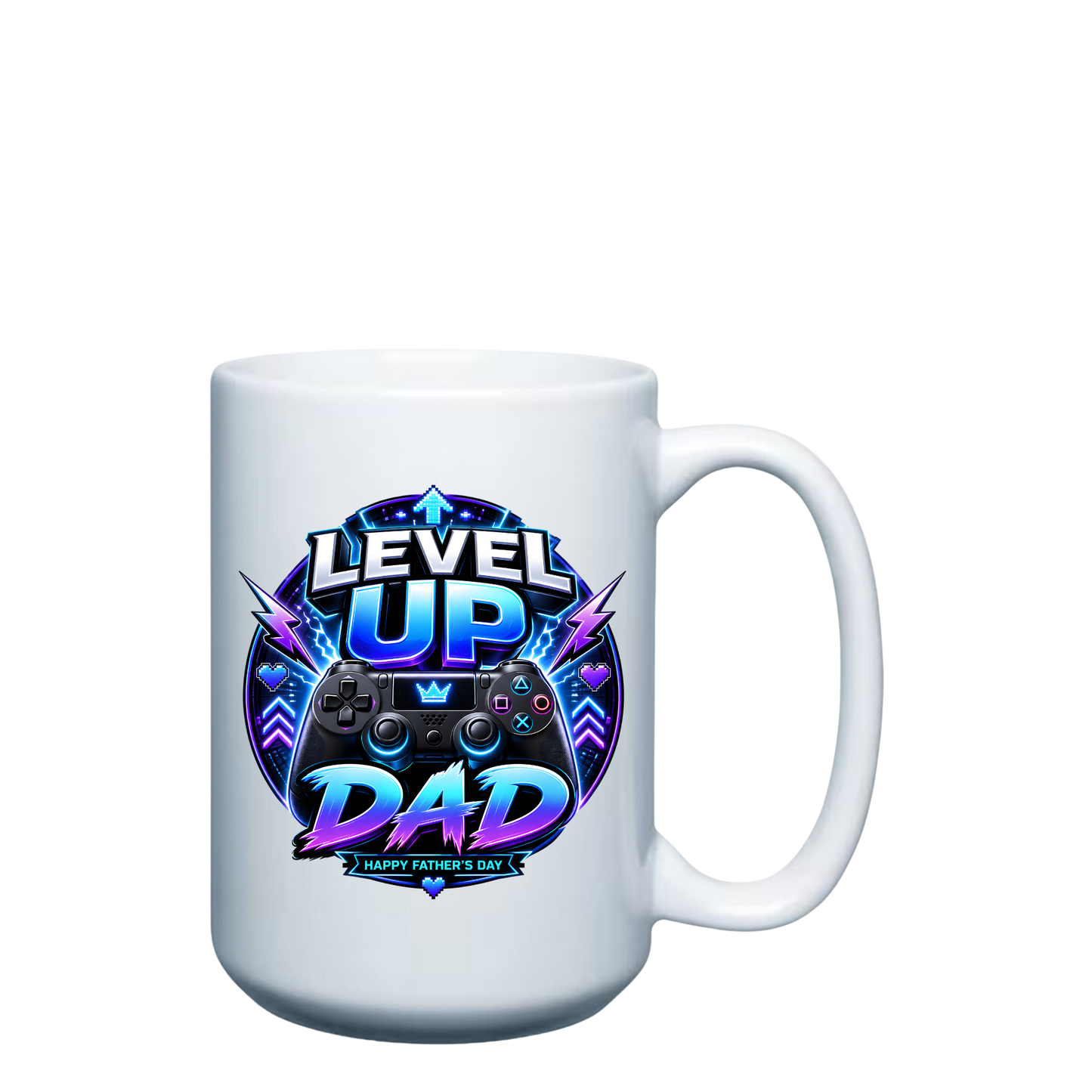 Happy Father's Day Level up Dad - 15oz Mug